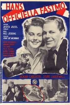 Hans Officiella Fästmö (1944) afişi