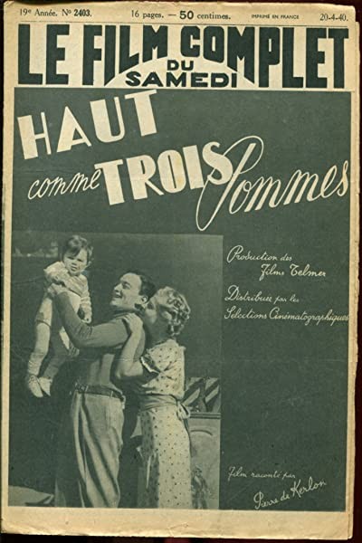 Haut Comme Trois Pommes (1936) afişi Haut Comme Trois Pommes (1936) afişi