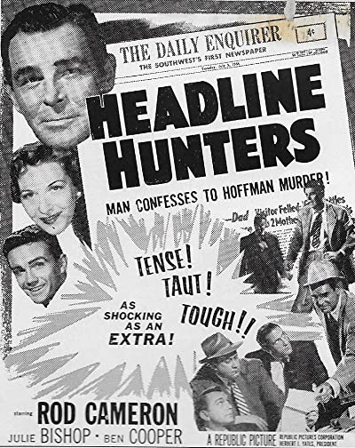 Headline Hunters (1955) afişi Headline Hunters (1955) afişi
