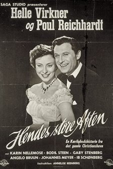 Hendes Store Aften (1954) afişi