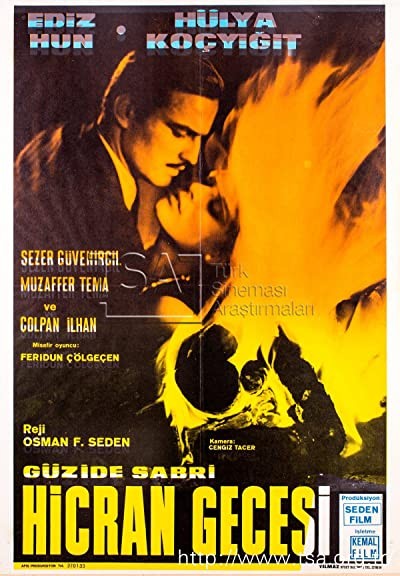 Hicran Gecesi (1968) afişi Hicran Gecesi (1968) afişi