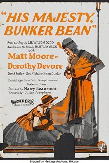 His Majesty, Bunker Bean (1925) afişi