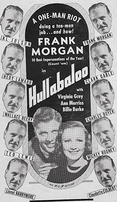 Hullabaloo (1940) afişi Hullabaloo (1940) afişi