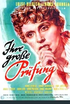 Ihre Große Prüfung (1954) afişi