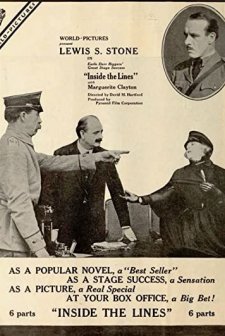 Inside The Lines (1918) afişi