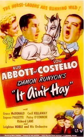 It Ain't Hay (1943) afişi It Ain't Hay (1943) afişi