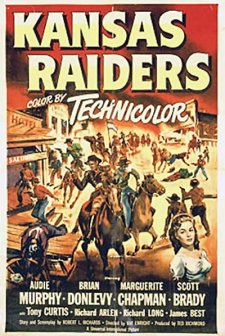 Kansas Raiders (1950) afişi