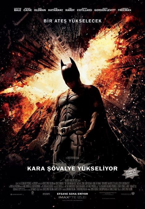 Kara Şövalye Yükseliyor (2012) afişi Kara Şövalye Yükseliyor (2012) afişi