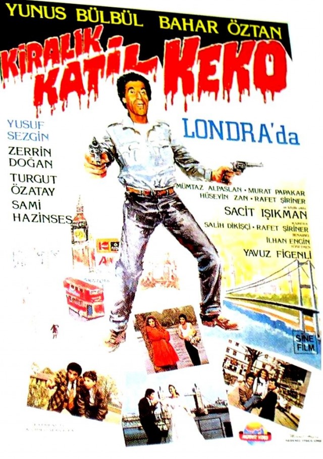 Kiralık Katil Keko Londra'da (1987) afişi Kiralık Katil Keko Londra'da (1987) afişi