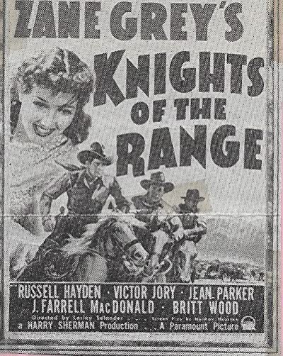 Knights Of The Range (1940) afişi Knights Of The Range (1940) afişi