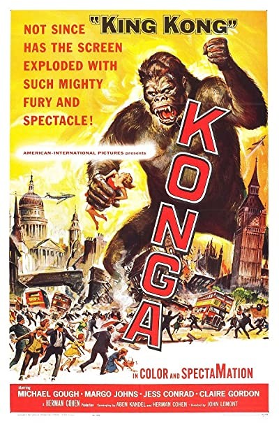 Konga (1961) afişi Konga (1961) afişi