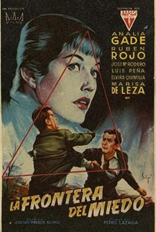 La Frontera Del Miedo (1958) afişi