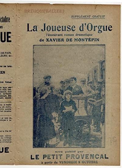 La joueuse d'orgue (1925) afişi La joueuse d'orgue (1925) afişi