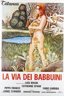 La Via Dei Babbuini (1974) afişi