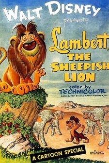 Lambert The Sheepish Lion (1952) afişi