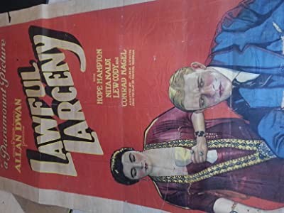 Lawful Larceny (1923) afişi Lawful Larceny (1923) afişi