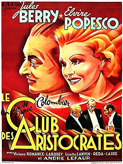 Le Club Des Aristocrates (1937) afişi Le Club Des Aristocrates (1937) afişi