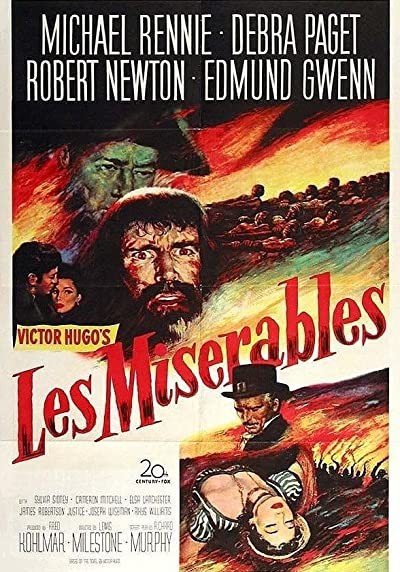 Les Miserables (1952) afişi
