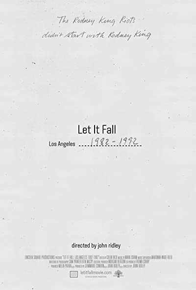 Let It Fall: L.A. 1982-1992 (2017) afişi Let It Fall: L.A. 1982-1992 (2017) afişi