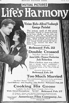 Life's Harmony (1916) afişi