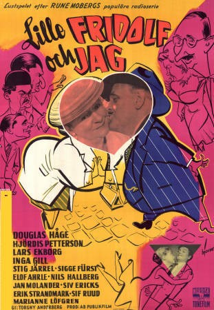 Lille Fridolf Och Jag (1956) afişi Lille Fridolf Och Jag (1956) afişi