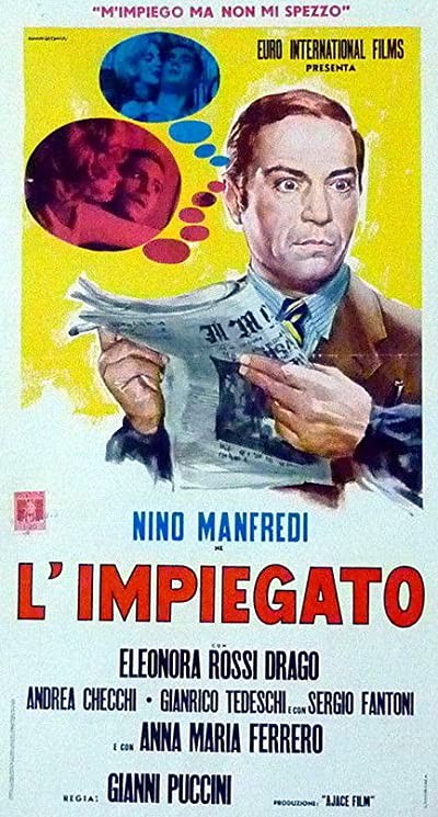 L'impiegato (1960) afişi L'impiegato (1960) afişi