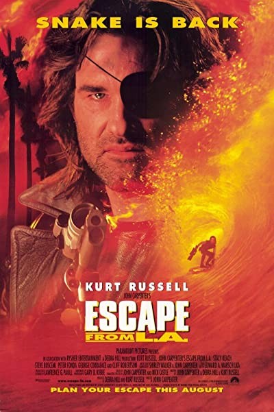 Los Angeles'tan Kaçış (1996) afişi
