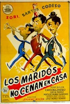 Los Maridos No Cenan En Casa (1957) afişi