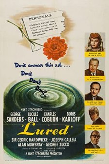 Lured (1947) afişi