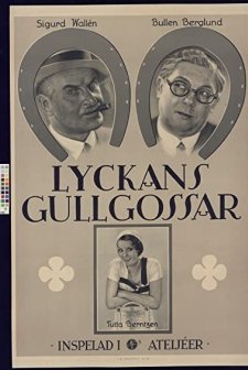 Lyckans Gullgossar (1932) afişi