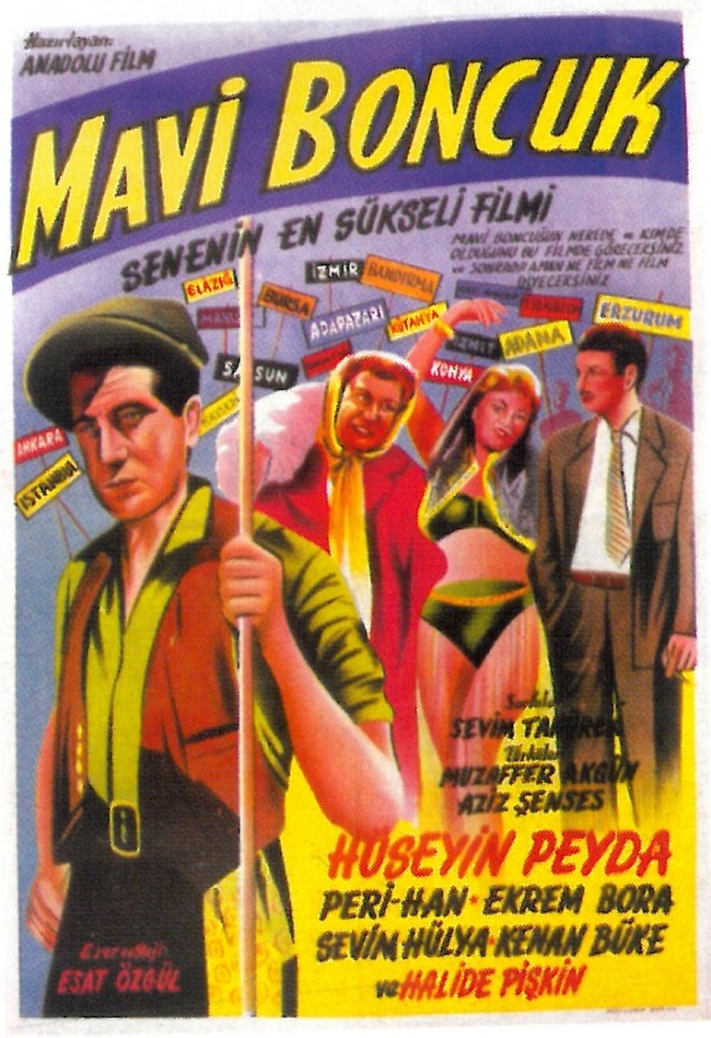 Mavi Boncuk (1958) afişi Mavi Boncuk (1958) afişi