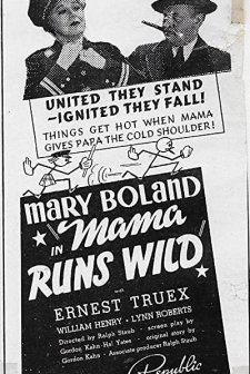 Mama Runs Wild (1937) afişi