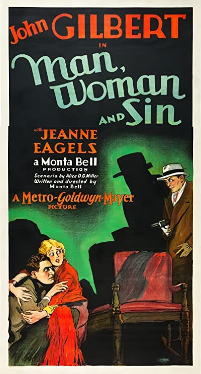 Man, Woman And Sin (1927) afişi Man, Woman And Sin (1927) afişi
