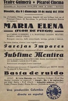 María Elena (1936) afişi