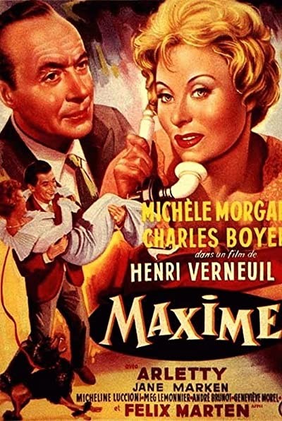 Maxime (1958) afişi Maxime (1958) afişi