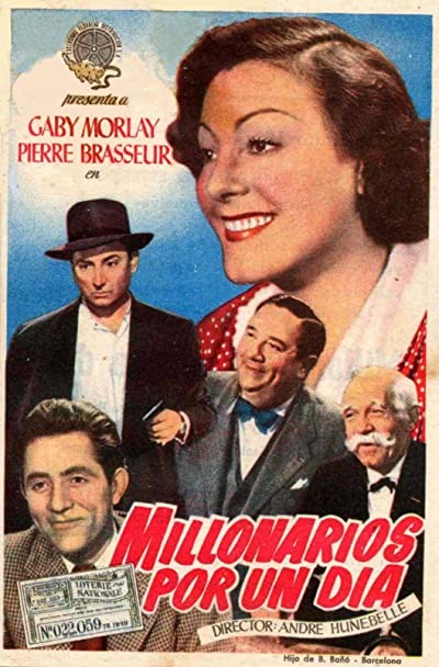 Millionnaires D'un Jour (1949) afişi Millionnaires D'un Jour (1949) afişi