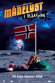 Månelyst i Flåklypa (2018) afişi