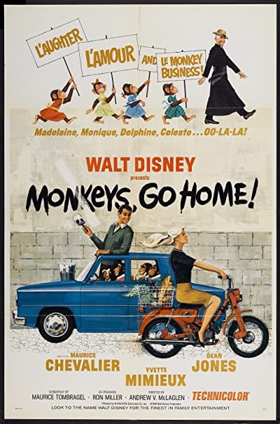 Monkeys, Go Home! (1967) afişi Monkeys, Go Home! (1967) afişi