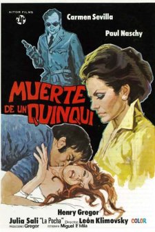 Muerte De Un Quinqui (1977) afişi