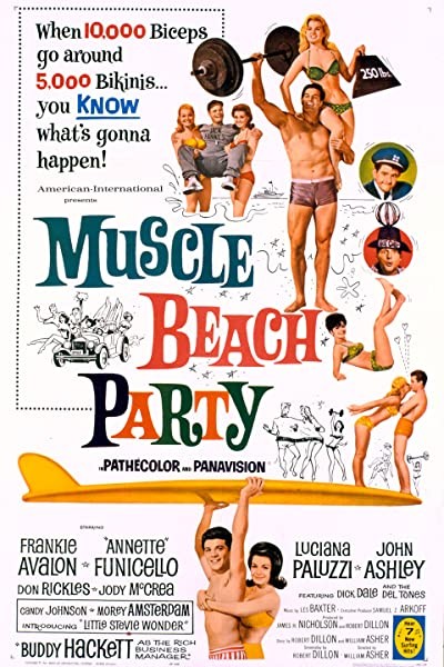 Muscle Beach Party (1964) afişi Muscle Beach Party (1964) afişi