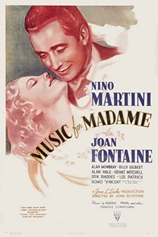 Music For Madame (1937) afişi