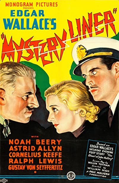 Mystery Liner (1934) afişi Mystery Liner (1934) afişi