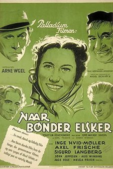 Naar Bønder Elsker (1942) afişi