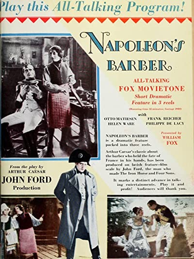 Napoleon's Barber (1928) afişi Napoleon's Barber (1928) afişi