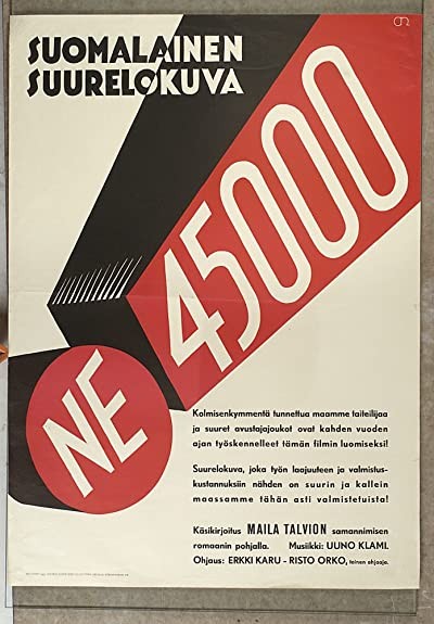 Ne 45000 (1933) afişi