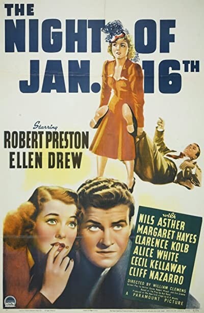 Night Of January 16th (1941) afişi Night Of January 16th (1941) afişi