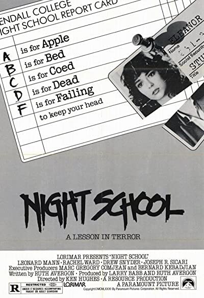 night school (1981) afişi night school (1981) afişi