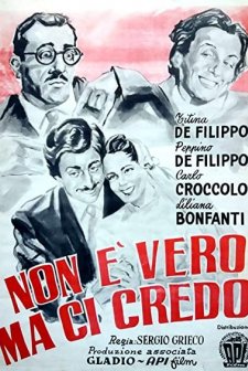 Non è Vero... Ma Ci Credo (1952) afişi