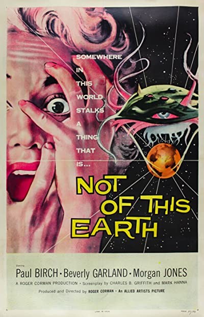 Not Of This Earth (1957) afişi Not Of This Earth (1957) afişi