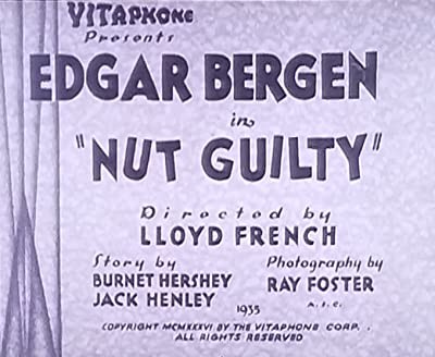 Nut Guilty (1936) afişi Nut Guilty (1936) afişi